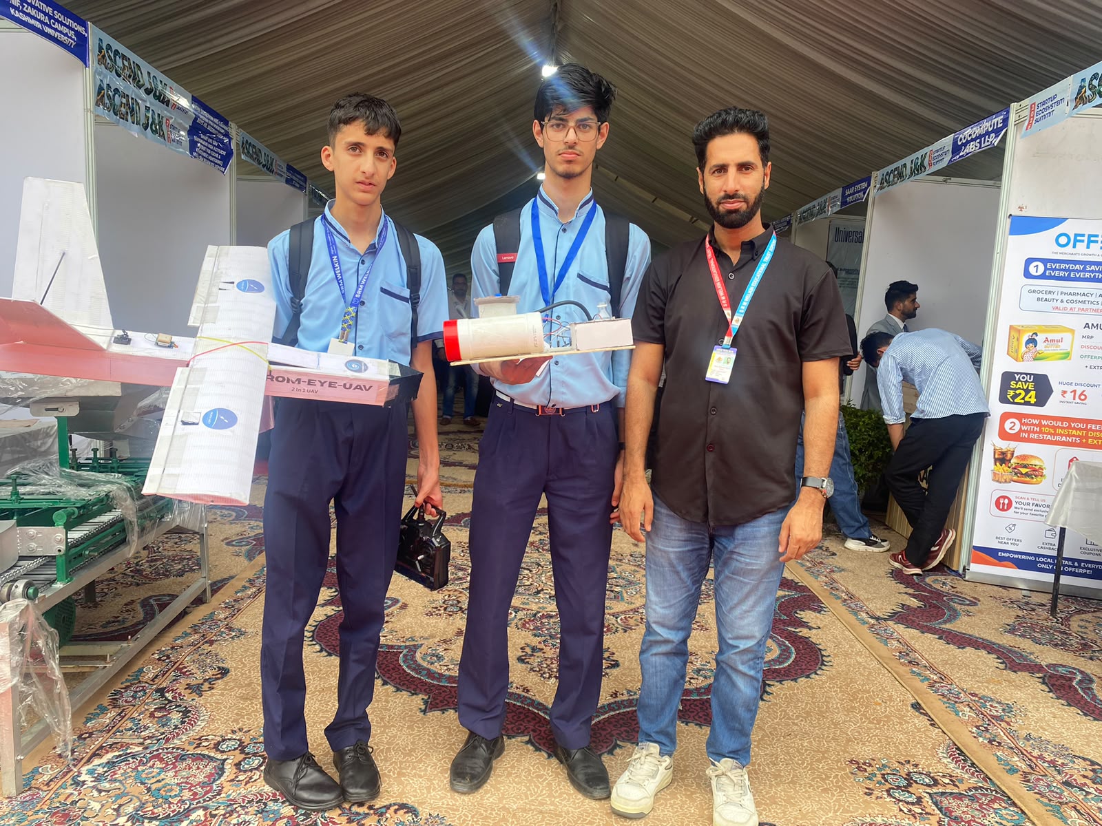 StromeEye UAV displayed at SKICC Srinagar - Image 2